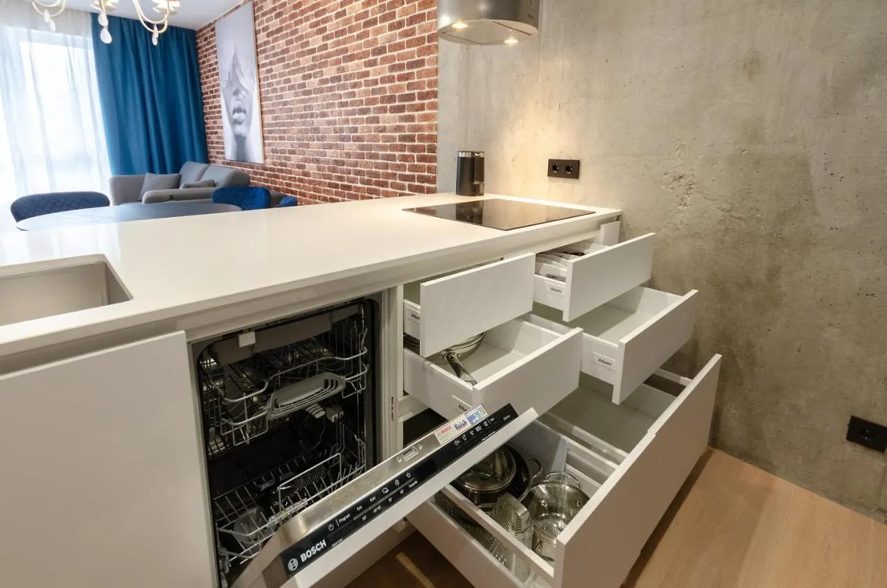 Petrovdom 12-95 Loft Apartments At Rc Kvartet, 16Г Vasyl Lypkivskyi Street Kiev Ukrayna